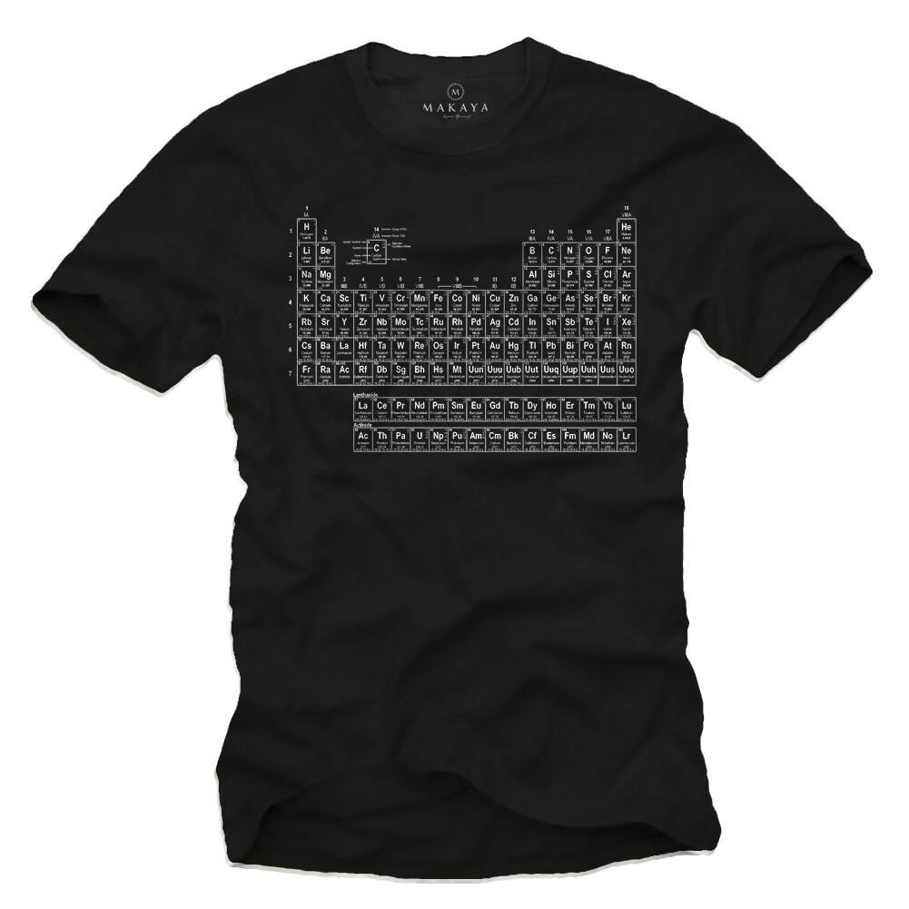 Periodic Table Elements T-Shirt Mens Gents Gifts Chemistry Physics Teacher UNI-