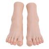 1 Pair Simulation Foot Model Soft Touch Massage Technique Practice Nail Art Display Foot Model for Photography Manicure