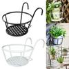 Simple Flower Pots Stand Hanging Potted Plant Rack Patio Garden Hanging Basket Bedroom