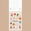 2026 Bucket List Calendar 12 Monthly Bucket List Wall Calendar Spiral Bound Art Planner