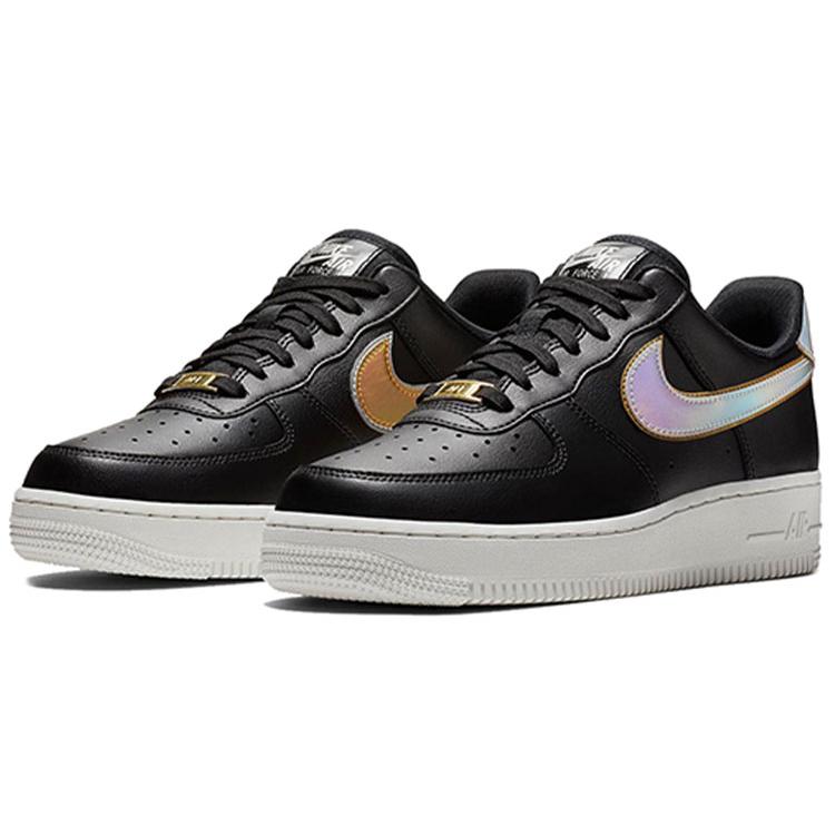 Nike Air Force 1 Low Металлический Swoosh Черный Женские AR0642-002