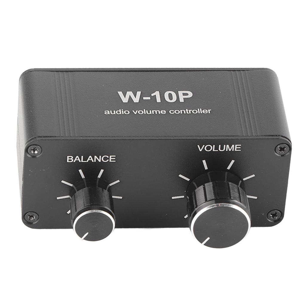 Sound Amplifier Noise Reduction 3.5mm AUX RCA Jack Music Controller Stereo Volume Adjuster for Headphone Speaker