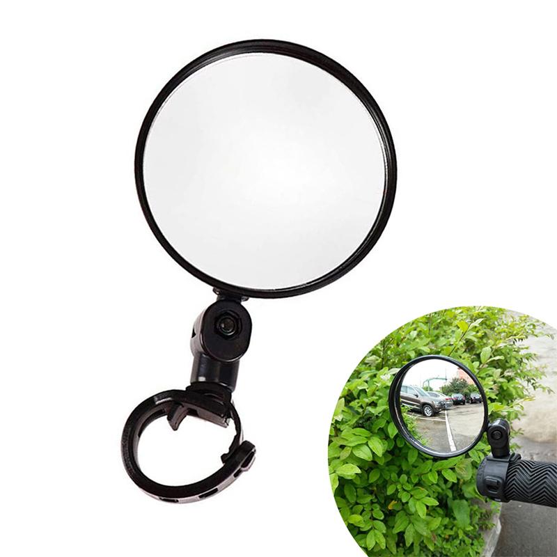 Велосипедное зеркало заднего вида Универсальное зеркало заднего вида на руль Вращение на 360 градусов