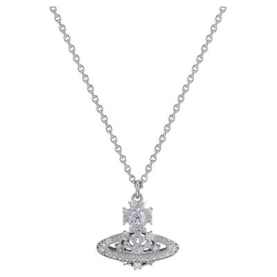 Кулон Narcissa Crystal Saturn из серебра 925 пробы Женское ожерелье 6302038B01P102P102