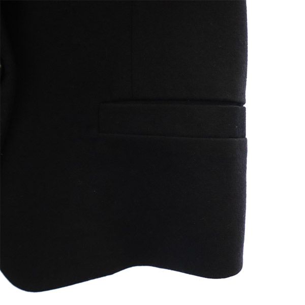Theory luxe шерстяная куртка без воротника 38 Темно-синий Женская Б/У