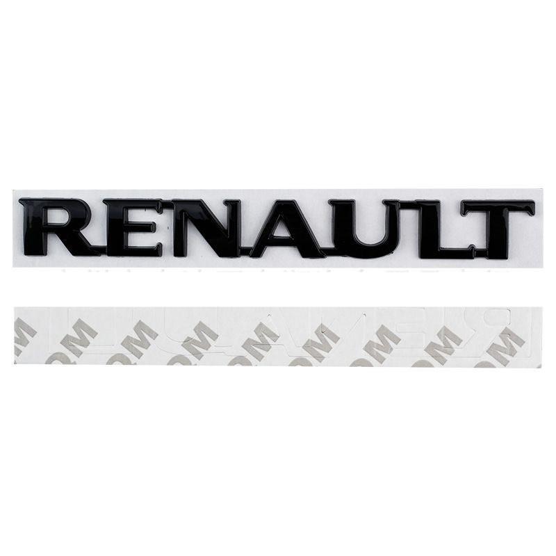 Car Letter Rear tail trunk Emblem badge sticker 3D ABS For Renault Megane 2 3 4 RS Grand Scenic Clio Captur Duster Trafic Logan Z888