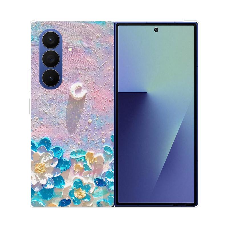 Чехол для Samsung Z Fold7 Прозрачный Жесткий ПК Складная Крышка для Samsung Galaxy Z Fold 7 6 5 4 3 Fold6 Ударопрочный Прозрачная Задняя Панель Funda