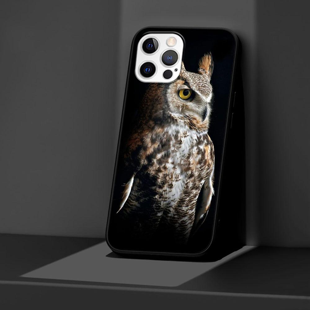 Чехол «Ловец сов» для Apple iPhone 15 13 11 14 Pro Max 12 Mini 7 8 Plus XR X XS силиконовый черный чехол для телефона
