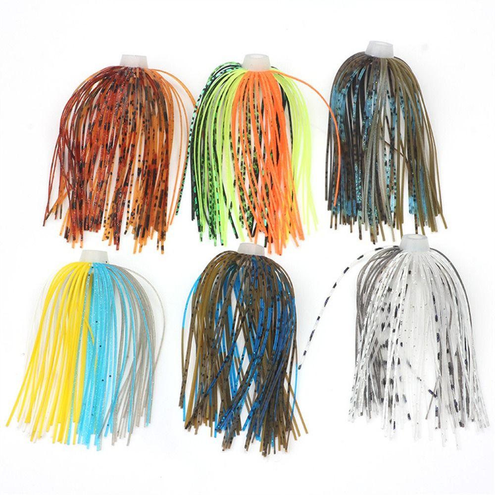 Bass Jigs Silicone Skirts Elastic Buzzbaits Spinner Umbrella Sensation Skirts Buzz Bait