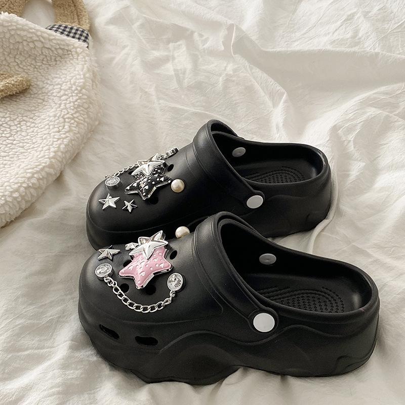 Новые летние женские Crocs 2025: Поддержка свода стопы, Толстая подошва, Внешний слой из ЭВА, Нескользящая, Мягкая подошва.