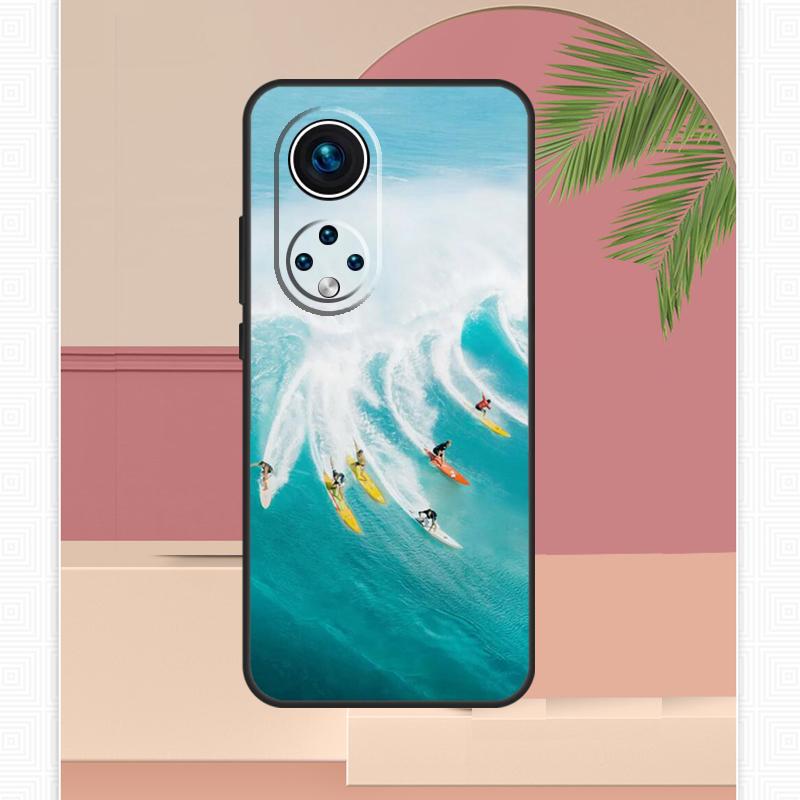 Surf Surfing Wave Case For Honor Magic 7 Lite 5 6 8 Pro Honor 200 400 X9c X9b X9a X8b X8a X8c 50 70 90 Cover