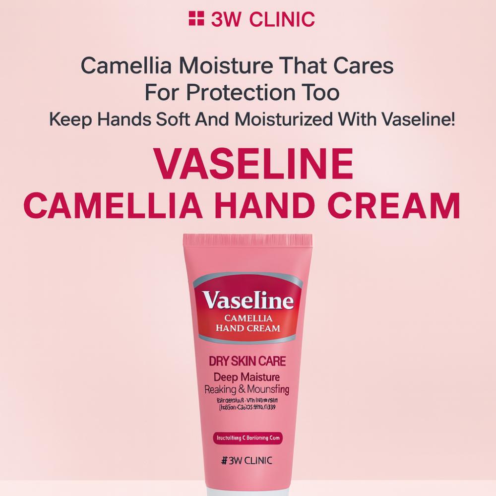 3w Clinic Крем для рук Vaseline Камелия (150мл)