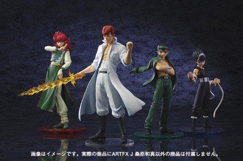 Kotobukiya Yu Yu Hakusho ARTFX J Кадзума Кувабара масштаб ПВХ раскрашенный готовый продукт 1/8