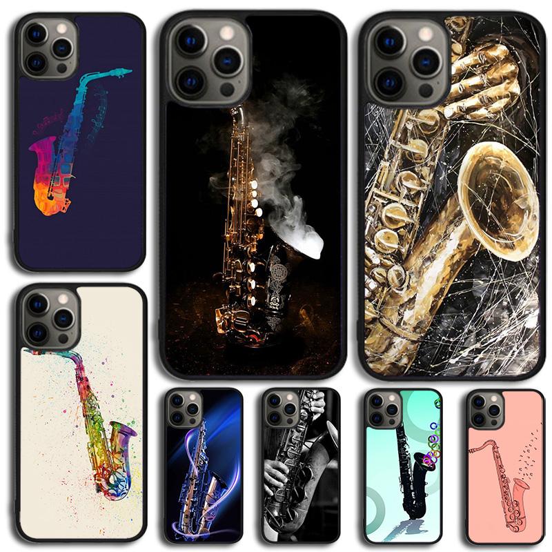Saxophone Music Phone Case For Samsung Galaxy S10 S22 S23 S24 Note 10 20 Lite S20 Plus S21 Ultra Back Cover