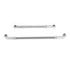 RC Steering Rod 90mm Aluminum Alloy Steering Pull Rod Link Linkage Set for SCX10 III 1 10 RC Cars Silver