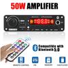 50W DIY Amplifier Bluetooth MP3 Decoder Board DC 12V  Wireless Car Audio Music Player 6.5mm Microphone TF USB FM Radio with Mic