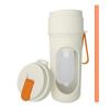 With Straw Electric Fruit Mixers Safety Lock Personal Juicer Bottle  Smoothies