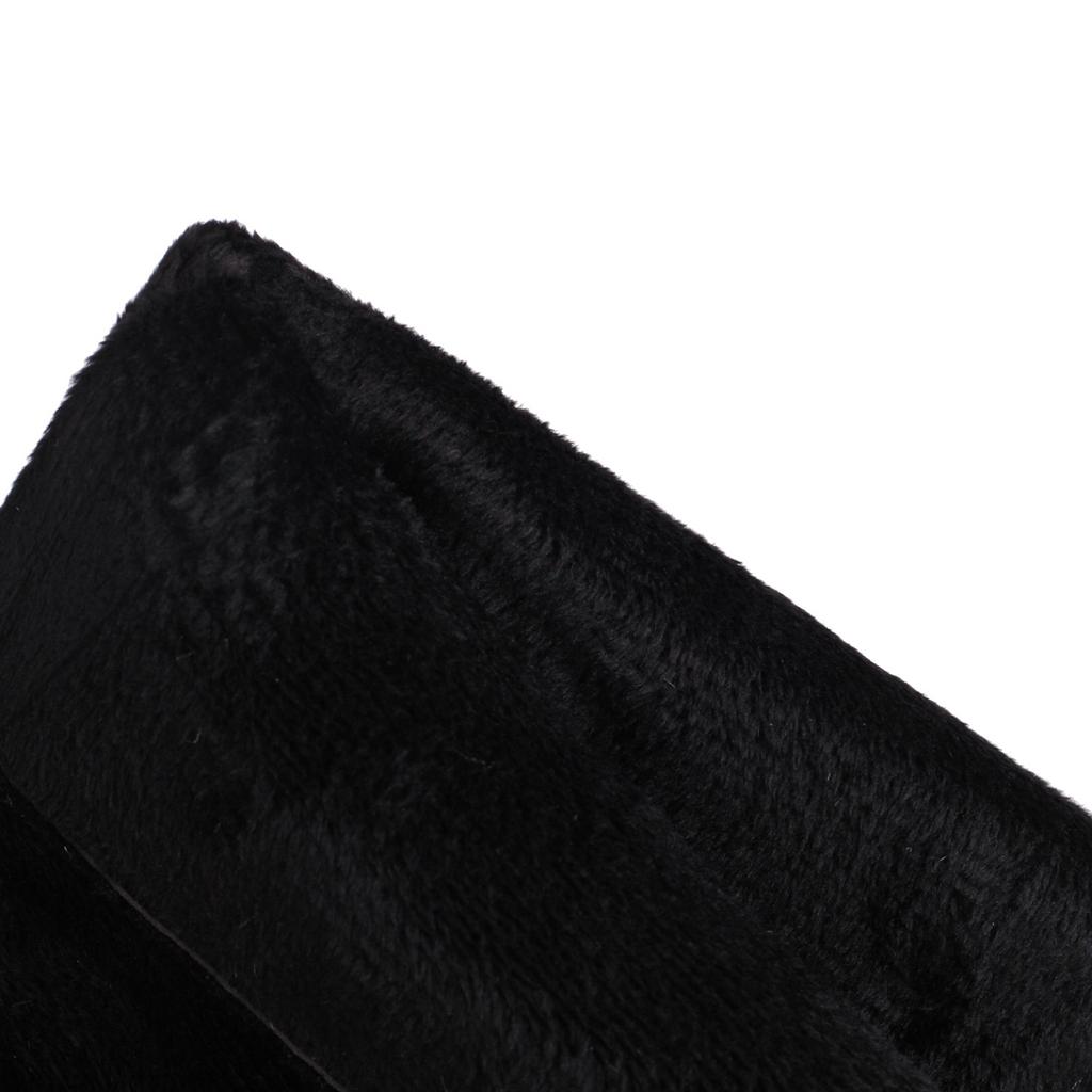 Женские сапоги на низком каблуке, осенне-зимние, новые, на толстом каблуке, большие размеры, теплые, плюшевые, средние сапоги