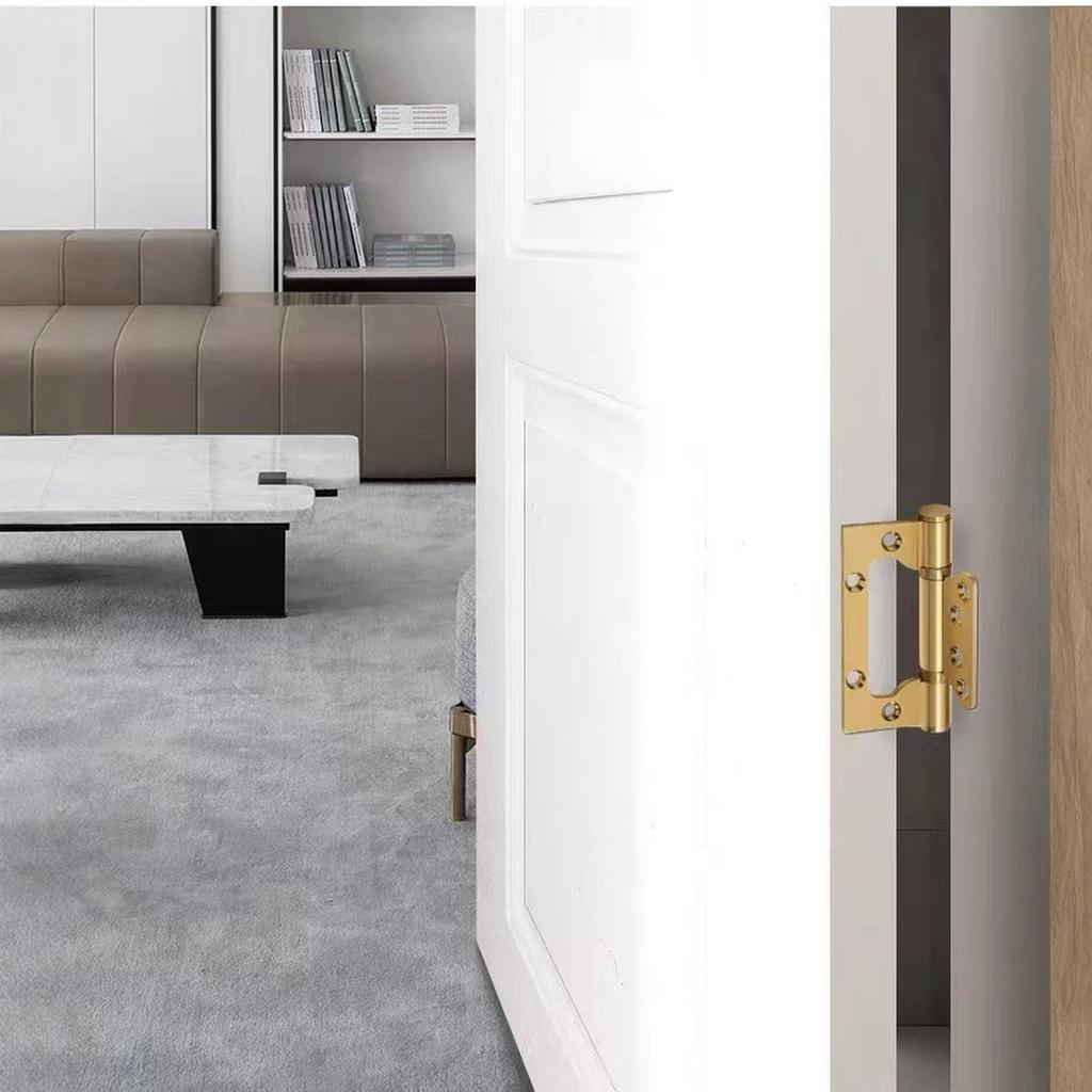 Penrod Door Hinges, Oil Rubbed Ball Bearing Security Hinges, 4 inch with 5/8 inch Square, Non-Removable Pin, 3 Pack