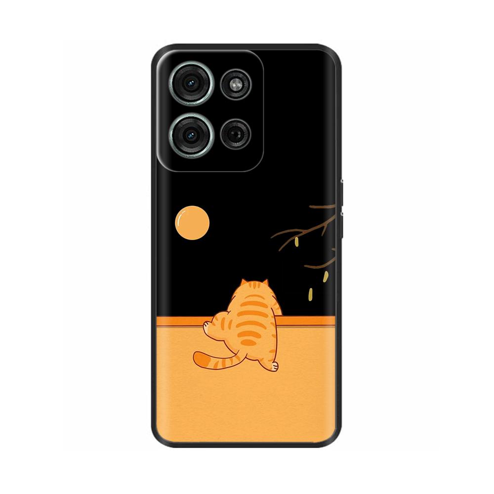Для Motorola Moto G75 Чехол для Moto G35 G55 G15 Милые Расписные Мягкие Чехлы Задняя Крышка Телефона Для Motorola Moto G75 5G MotoG75 Fundas