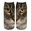 Yousheng Realistic Cat Face Socks 3D Cat Print Socks Breathable Cute Kitten Socks Funny Xmas Birthday Gifts for Women Men Cat Lovers