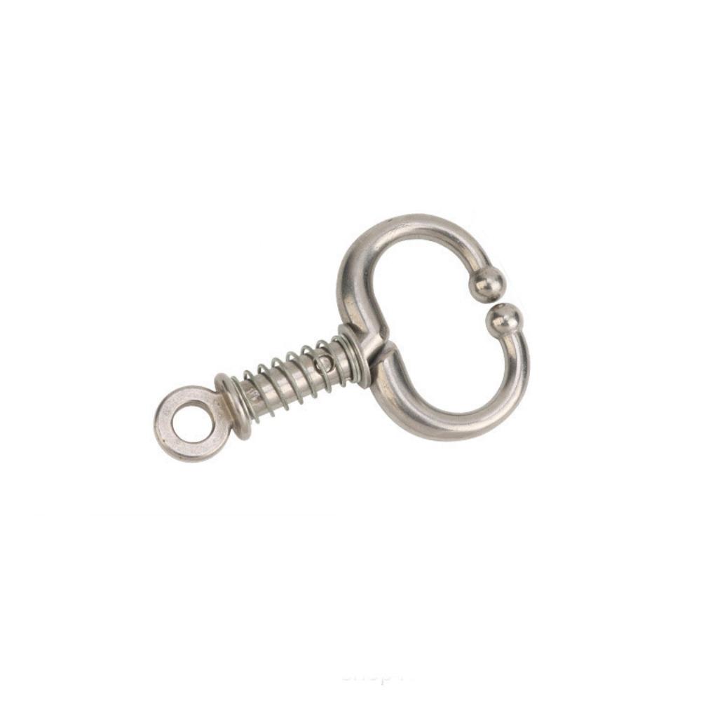 Stainless Steel Cow Nose Ring Silver Spring Bullnose Pliers Farming Husbandry Accessory