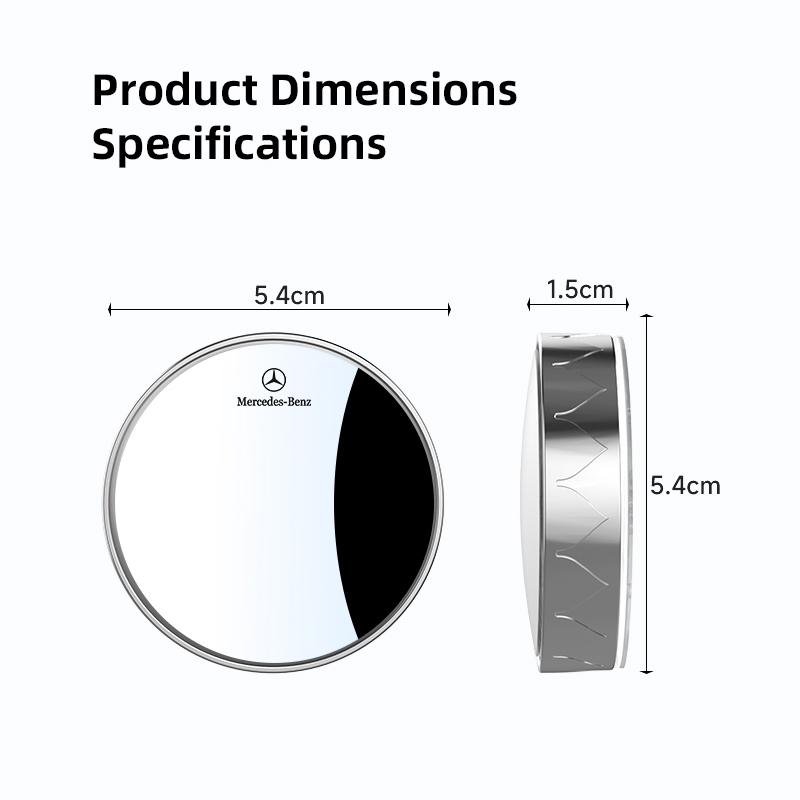 TGM3 360 °Adjustable Car Suction Cup Blind Spot Mirror Auto Sticker Decal For Mercedes Benz Smart W205 C300 W203 W206 W108 W124 W126