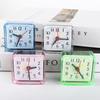 Mini Table Mute Clock Square Jelly Color Creative Alarm Clock