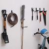 Сверхпрочный гаражный крючок с винтами, настенное крепление, металлическая вешалка для хозяйственных нужд, многофункциональная велосипедная лестница, органайзер для садовых электроинструментов, подвесная стойка для хранения