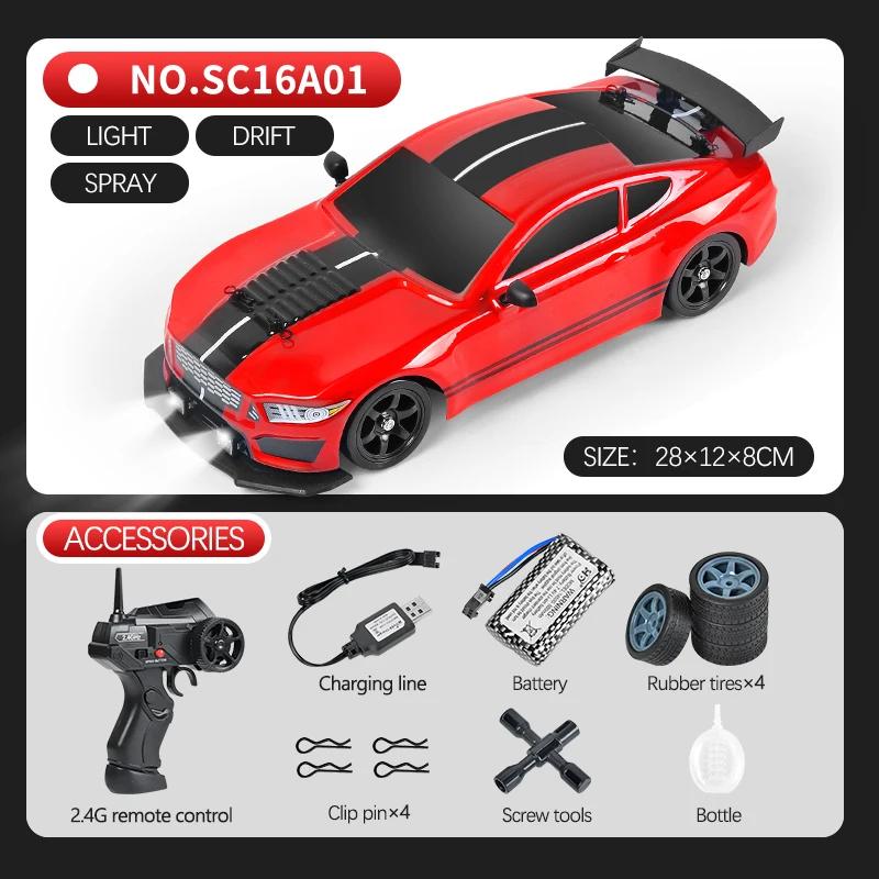 Новый 2,4G Drift Rc Cars 4WD RC Drift Car Игрушка с дистанционным управлением GTR Модель AE86 Автомобиль RC Гоночный автомобиль Игрушки для мальчиков Детский подарок