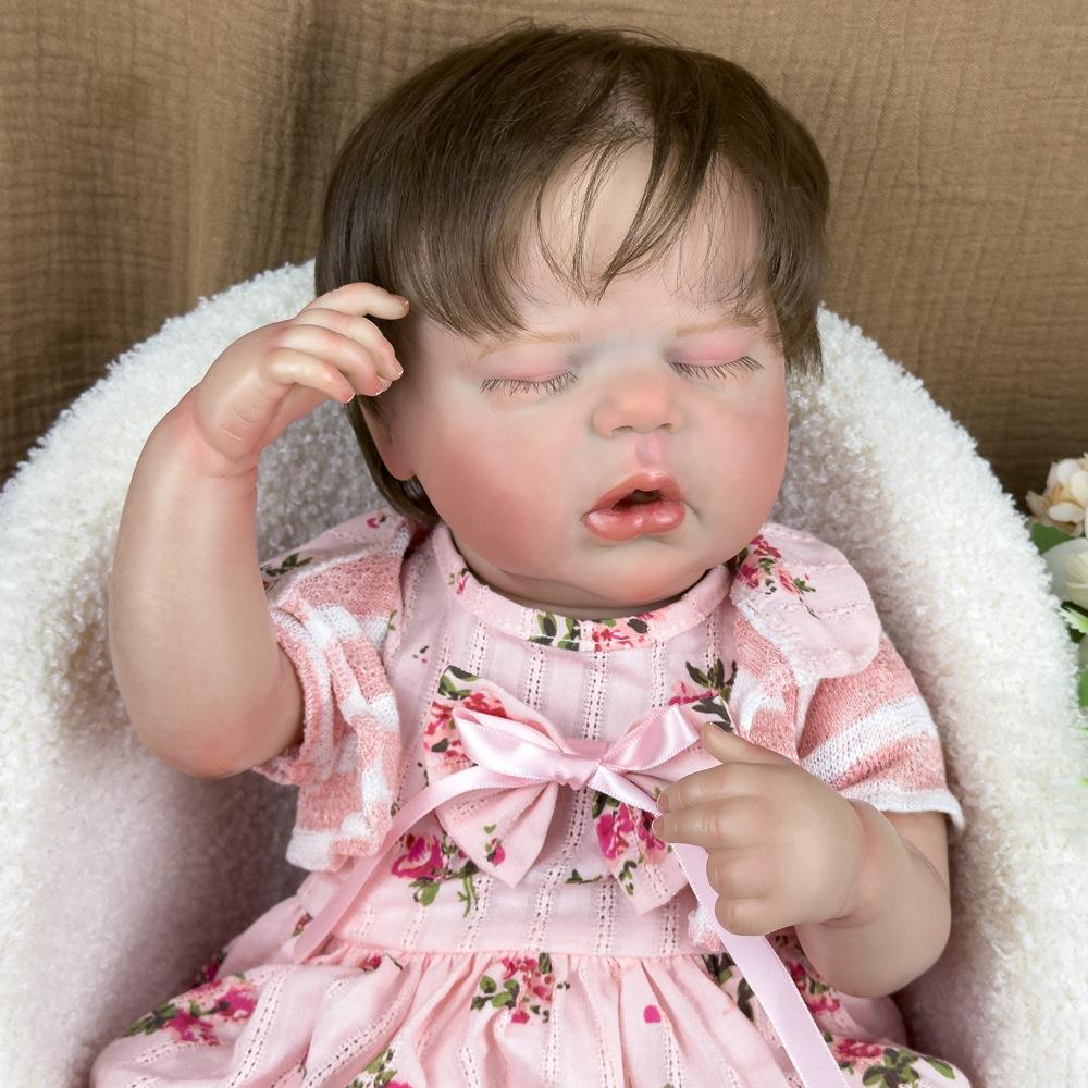 50 см моющаяся реалистичная мягкая расписанная вручную кукла-реборн для детей