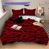 3pcs bedding set Bat Swarm Includes 1 Comforter + 2 Pillowcases, Without Pillow Inserts, Soft Comfortable, Lightweight Breathable, Printed H