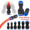 5pcs PVC Push In Air Tube Pneumatic Fittings PG Pneumatic Tool Quick Release Connector
