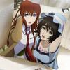 Аниме Steins Gate Наволочка Квадратная Подушка Спальня Диван Отдых Комфортная Подушка Автомобиль Домашний Декор