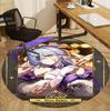 Robin (Honkai Star Rail) Pattern Round Rug, Indoor/Outdoor Mat, for Picnic, Gameroom, Bedroom, Office, Living Room, Home Decor Carpet, Birthday Gift