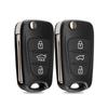 Kia K2 K5 For Hyundai Cerato Picanto 3 Buttons Flip Folding Key Case Car Key Shell Remote Key Shell