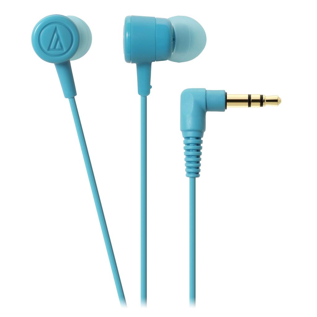 Наушники Audio Technica Canal светло-голубые LBL ATH-CKL220
