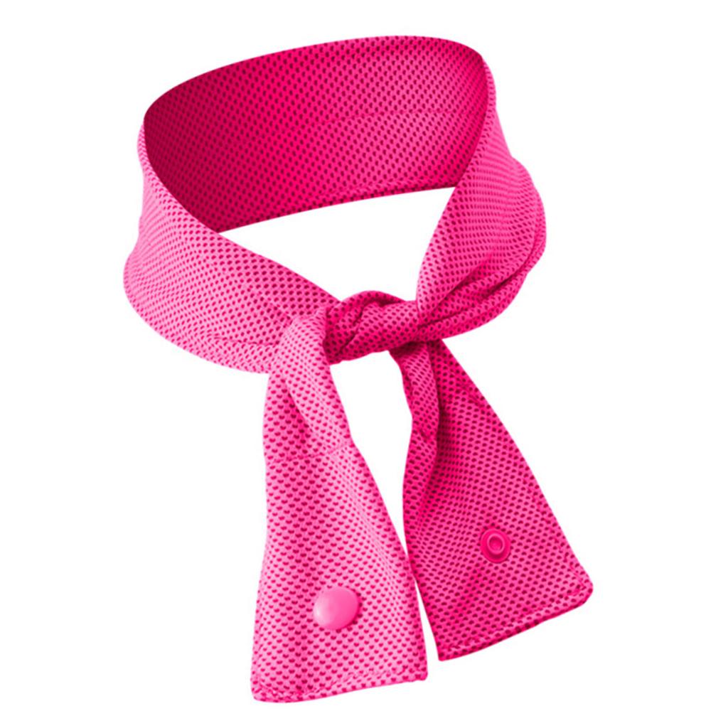 Reusable Cooling Scarf For Sports Outside Activities Immediate Chill Sensation Neck Wrap Lightweight Nylon With Cooling Bead Design