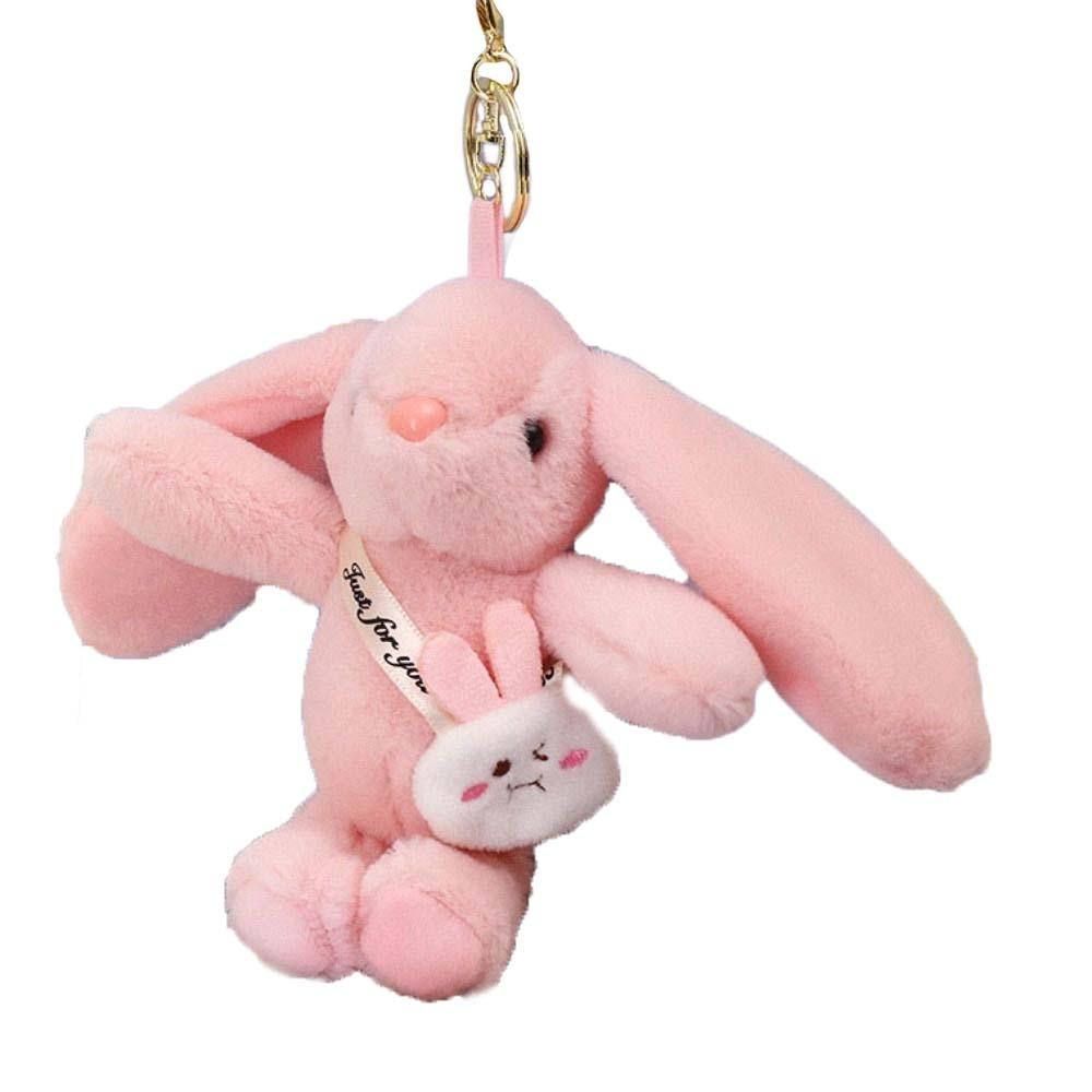 Подвеска плюшевый кролик куклы большие уши автомобильный брелок модный кролик плюшевый брелок ювелирные изделия аксессуары