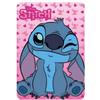 Pink Stitch Disney Fleece Blanket 100 X 140 Cm - Color:Rose Size:One Size - Pink