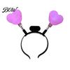 Light Up Hairband LED Star Headband with Spring, Wobble Hair Hoop High Brightness for Party Concert, Glowing Festival Prop Kids Adults,