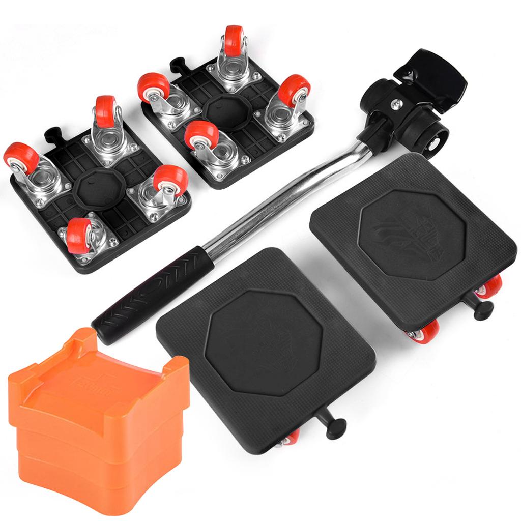 330 фунтов комплект для перемещения мебели, вращающийся на 360 градусов, комплект роликов для подъема тяжелой мебели с подъемником для снятия колесных стержней