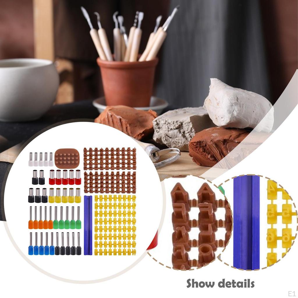 Letter Stamps for Clay, Number Stamp Accessories DIY Craft Punch Tool Ceramic Decor Home Baking