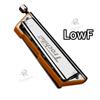 JDR Trochilus Hummingbird 10-hole chromatic blue traditional harmonica blues-C