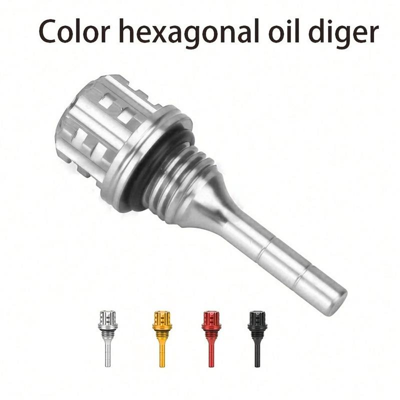 Motorcycle Customization Aluminum Oil Dipstick CNC Dipstick Wear-Resistant Material Lightweight Design