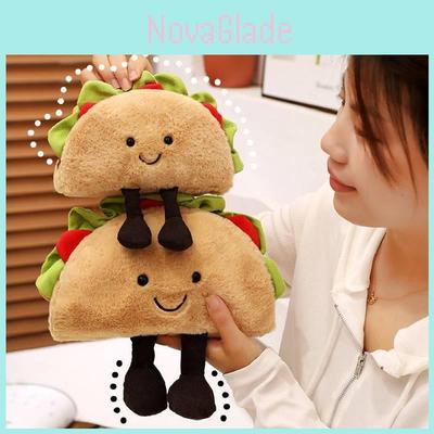 Очаровательная плюшевая игрушка милая кукла-бургер, пицца, тако мягкое чучело для младенцев