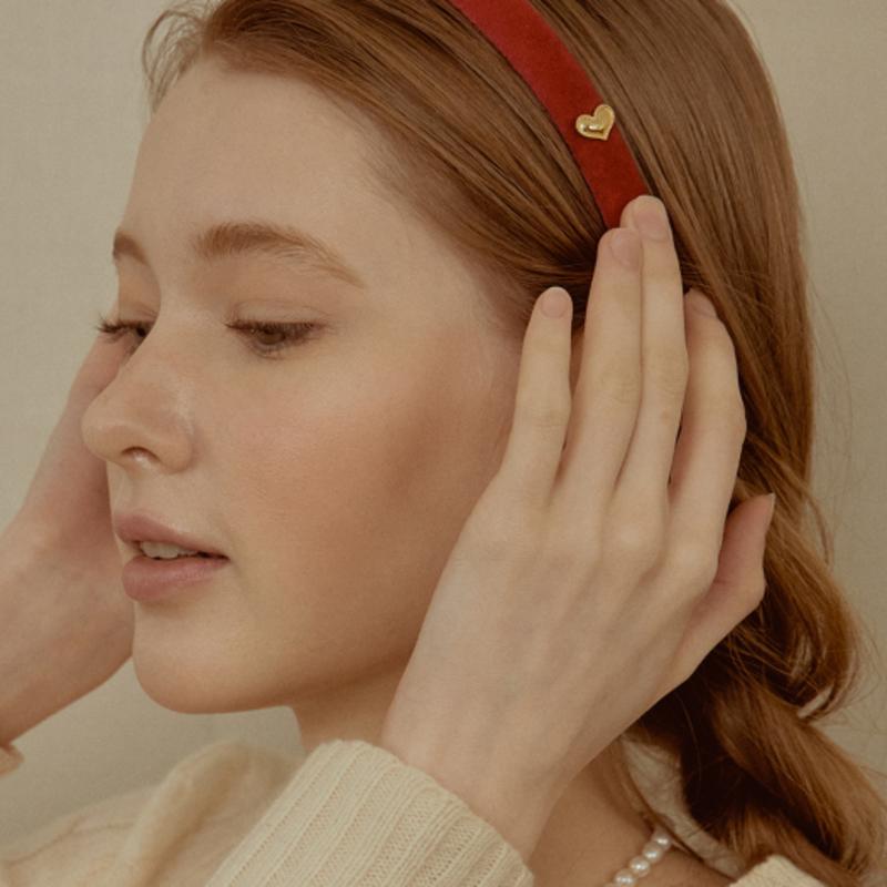 Tatiana Эйлин Бархатное Сердце Повязка для волос HB2221