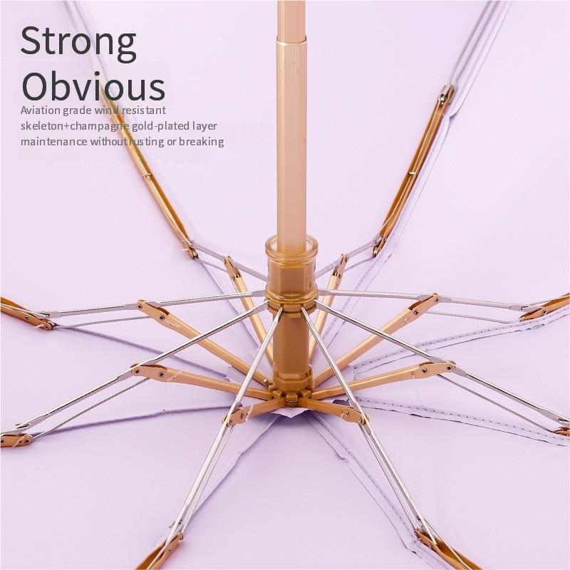 Fantasy Star Gold Hook 50% Off Sun Protection Portable Rain Dual-Purpose Sun Umbrella Business Gift Advertising Umbrella Manufac