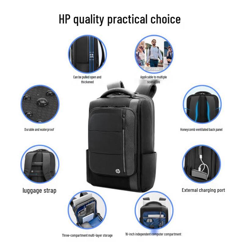 HP ZHAN99 Премиум 16-дюймовый рюкзак для ноутбука