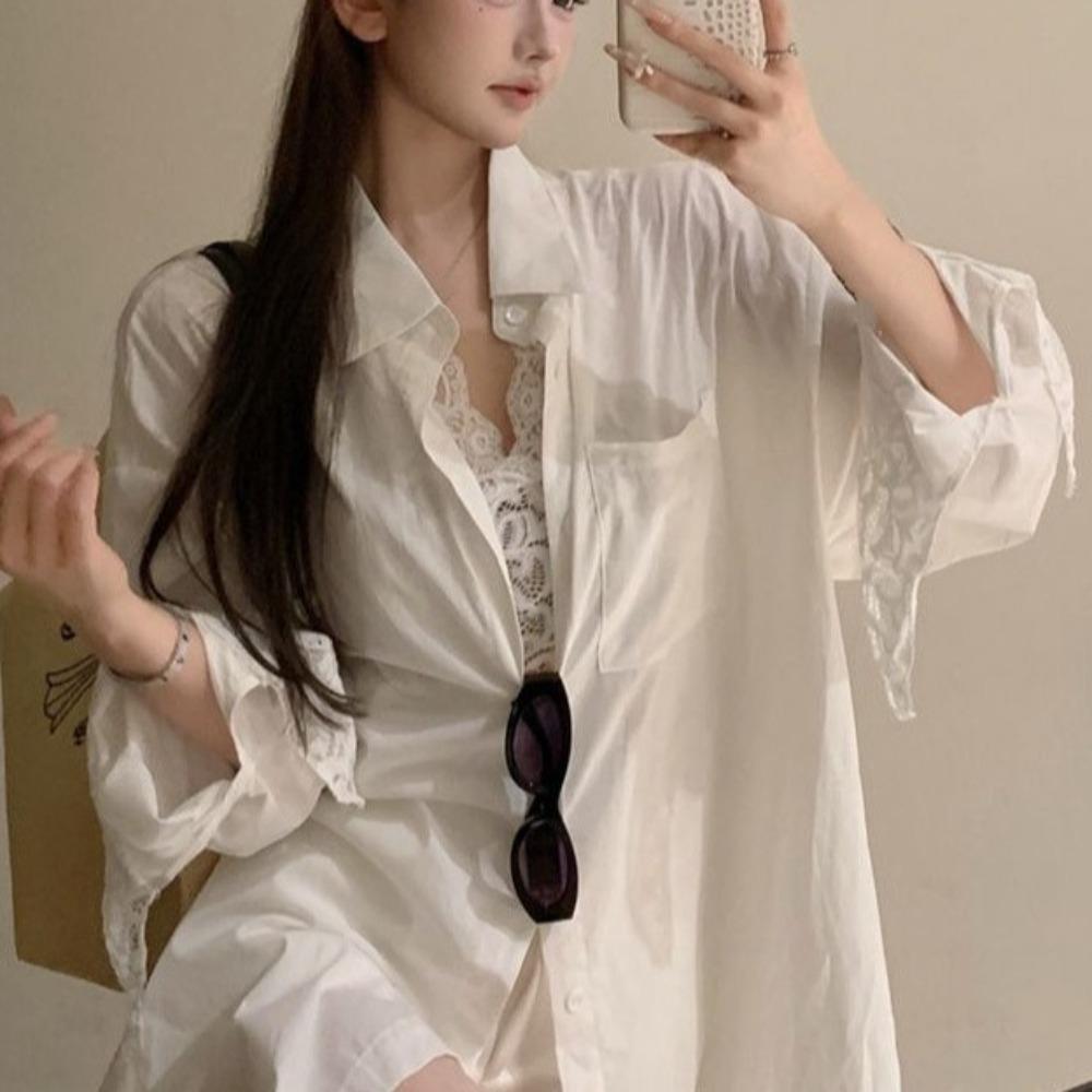 See Through Sweet Floral Camisole Thin Lace Sleeveless Crop Tops Lace Transparent Vest  Women